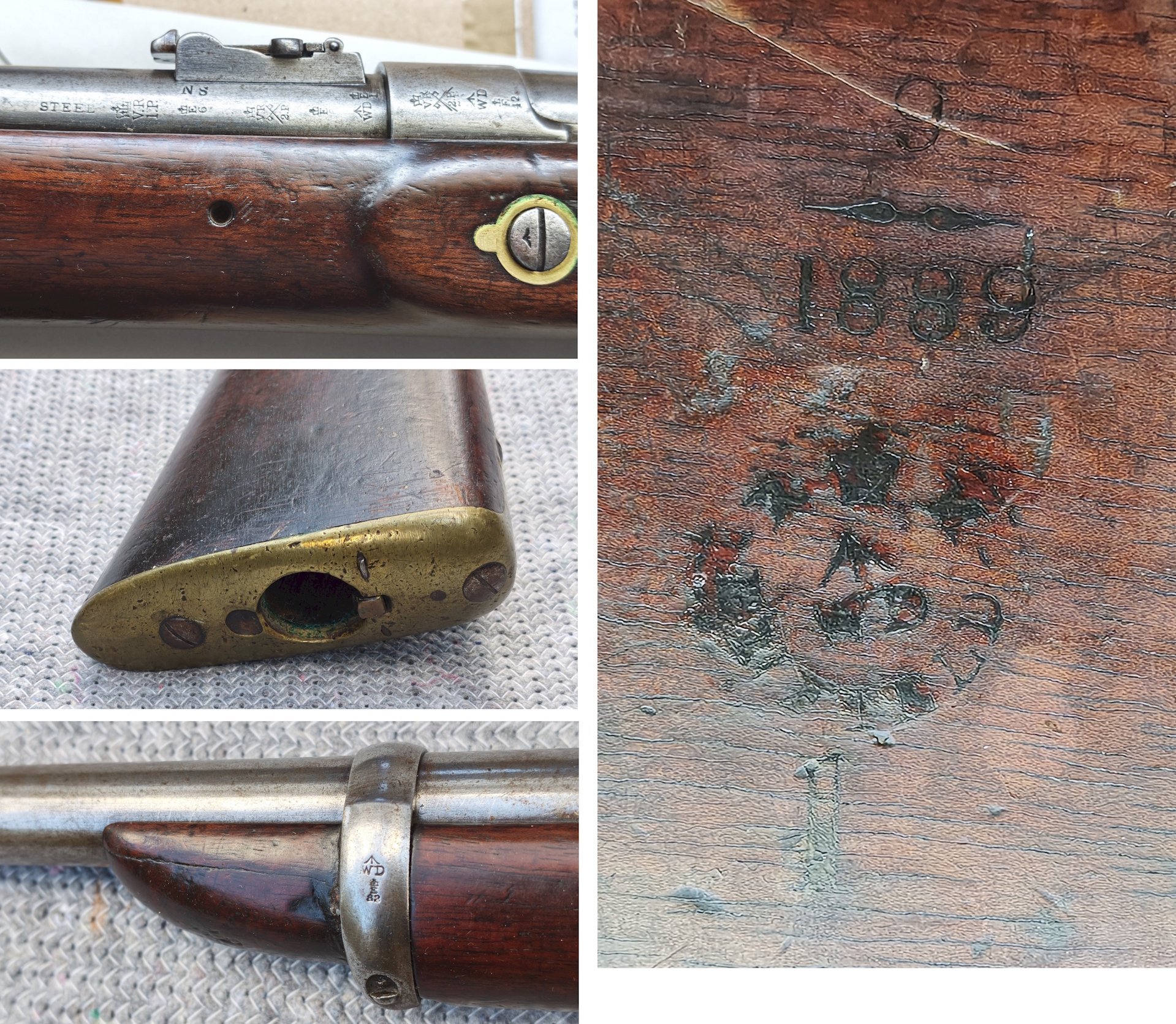 Original Snider Enfield Mk III Cavalry Carbine Kal. .577Snider - interessant gestempelt – Bild 4