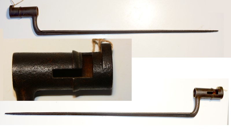 Tüllenbajonett, 45 cm lange Dreikantklinge – Bild 1
