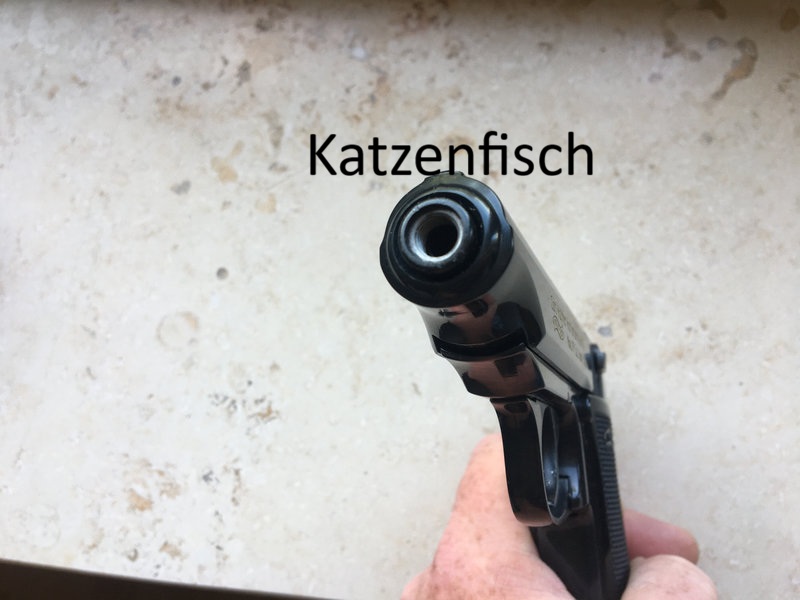 Walther PP von 1998, PTB 620, ungeschossen, orig. verpackt, noch mit dickem Lauf, hochglanzbrüniert – Bild 4