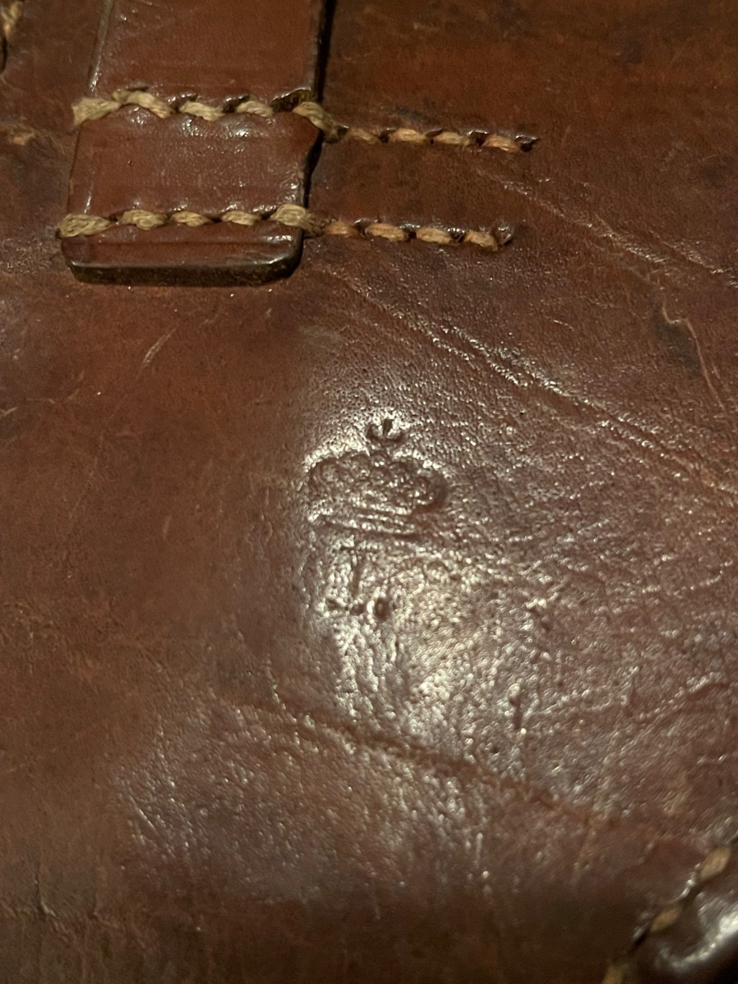 Koffertasche P08 Kern Kläger & Cie 1918 Neu-Ulm Bekleidungsamt des XI. Armeekorps – Bild 4