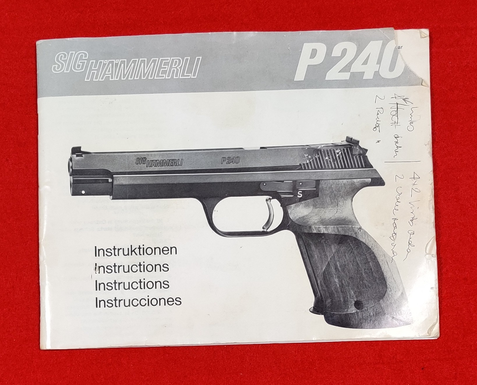 SIG Hämmerli P 240 Sportpistole Kal. .38 spezial mit Wechselsystem .32 S&W long und .22l.r. – Bild 4