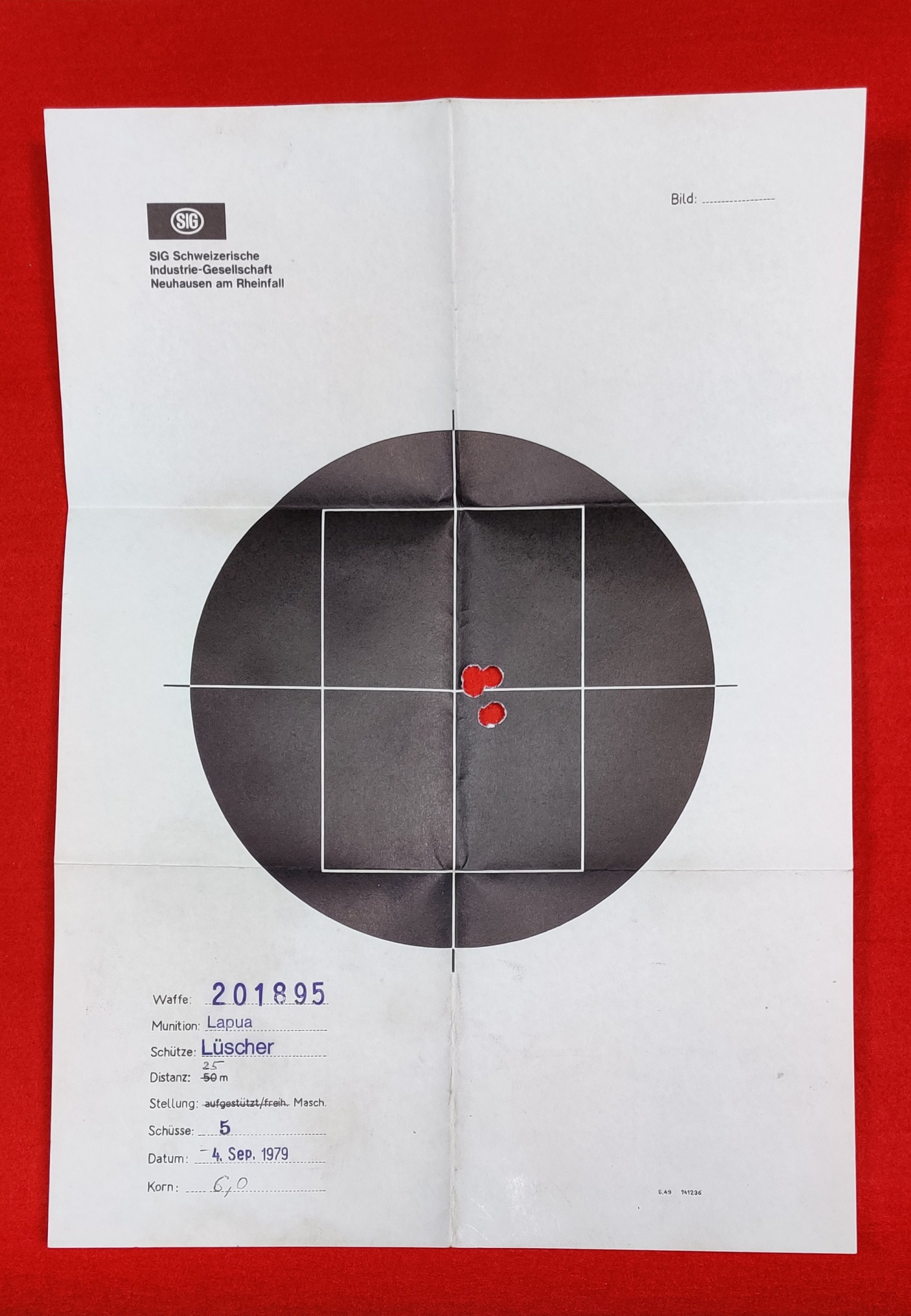 SIG Hämmerli P 240 Sportpistole Kal. .38 spezial mit Wechselsystem .32 S&W long und .22l.r. – Bild 3
