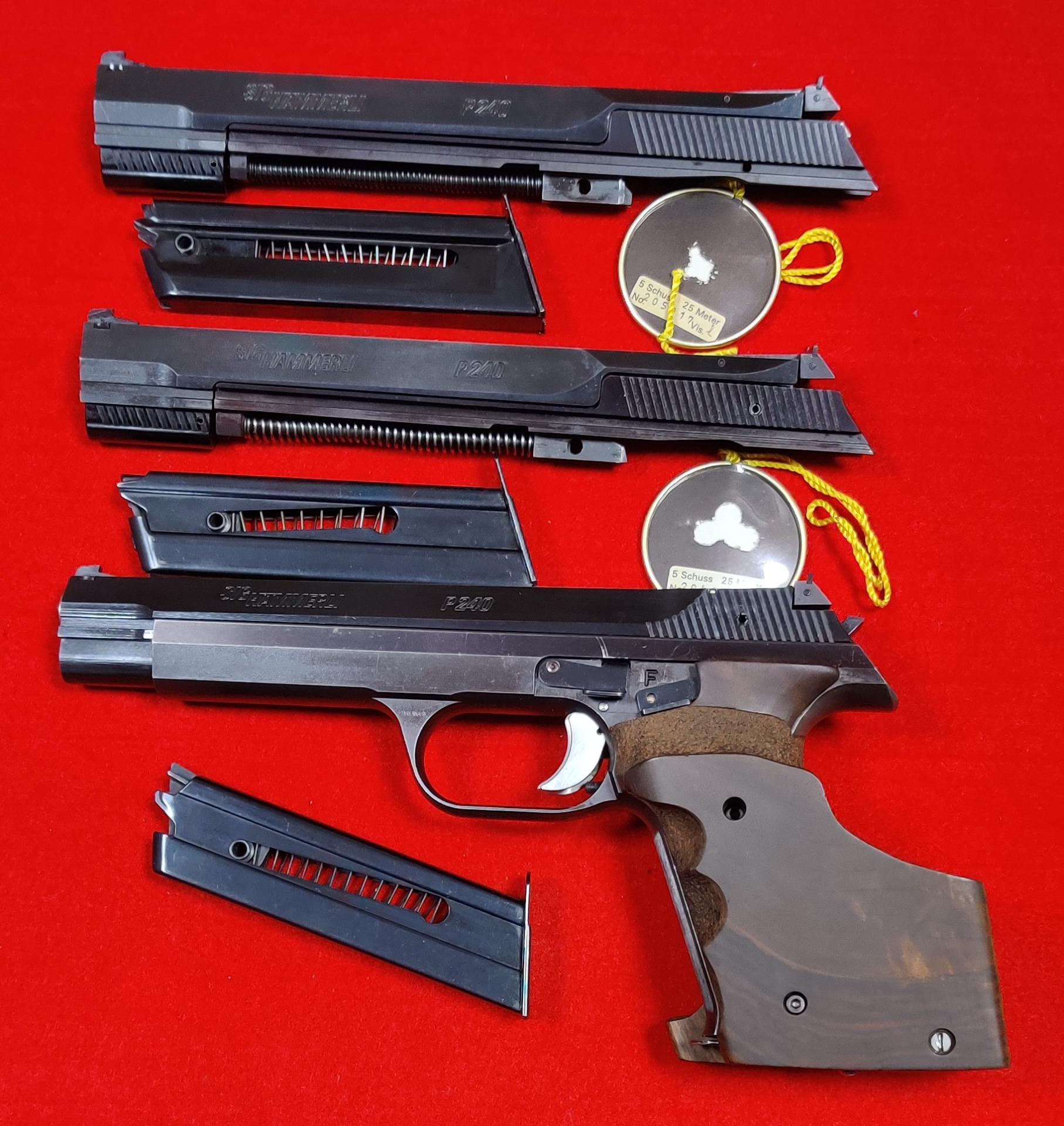 SIG Hämmerli P 240 Sportpistole Kal. .38 spezial mit Wechselsystem .32 S&W long und .22l.r. – Bild 2