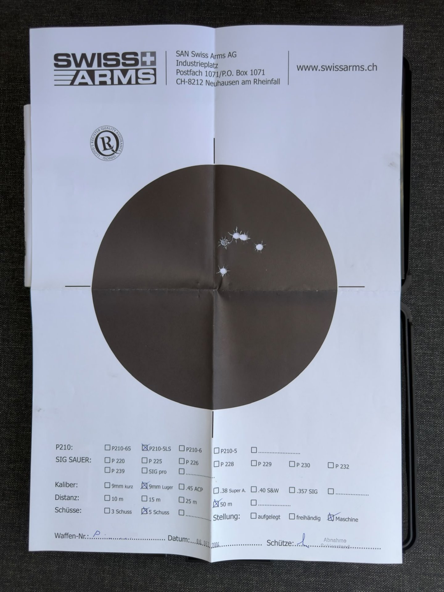 SIG P210 Heavy Frame LS Long Slide – Bild 6