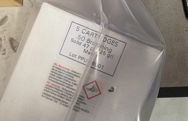 25 Schuss PPU .50BMG – Bild 1