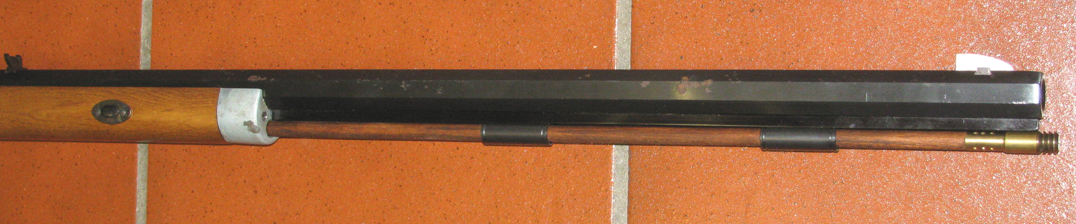 DIKAR Perkussion Vorderlader - Gewehr in CAL. 45 mit Stecher – Bild 4