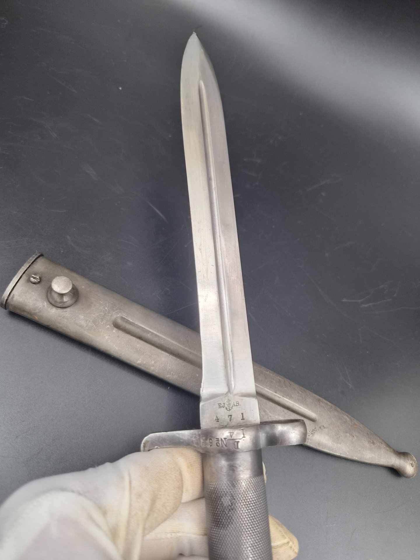 Bajonett schwedisches Messerbajonett M1896 (Modell 1896), Mauser – Bild 4