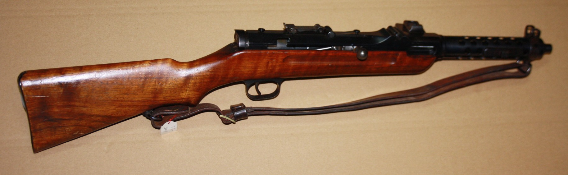 orig. WK2 MP Steyr Solothurn "MP34(ö)" im Kal. 7,65mm Para als semi-auto Umbau -RARITÄT- – Bild 1