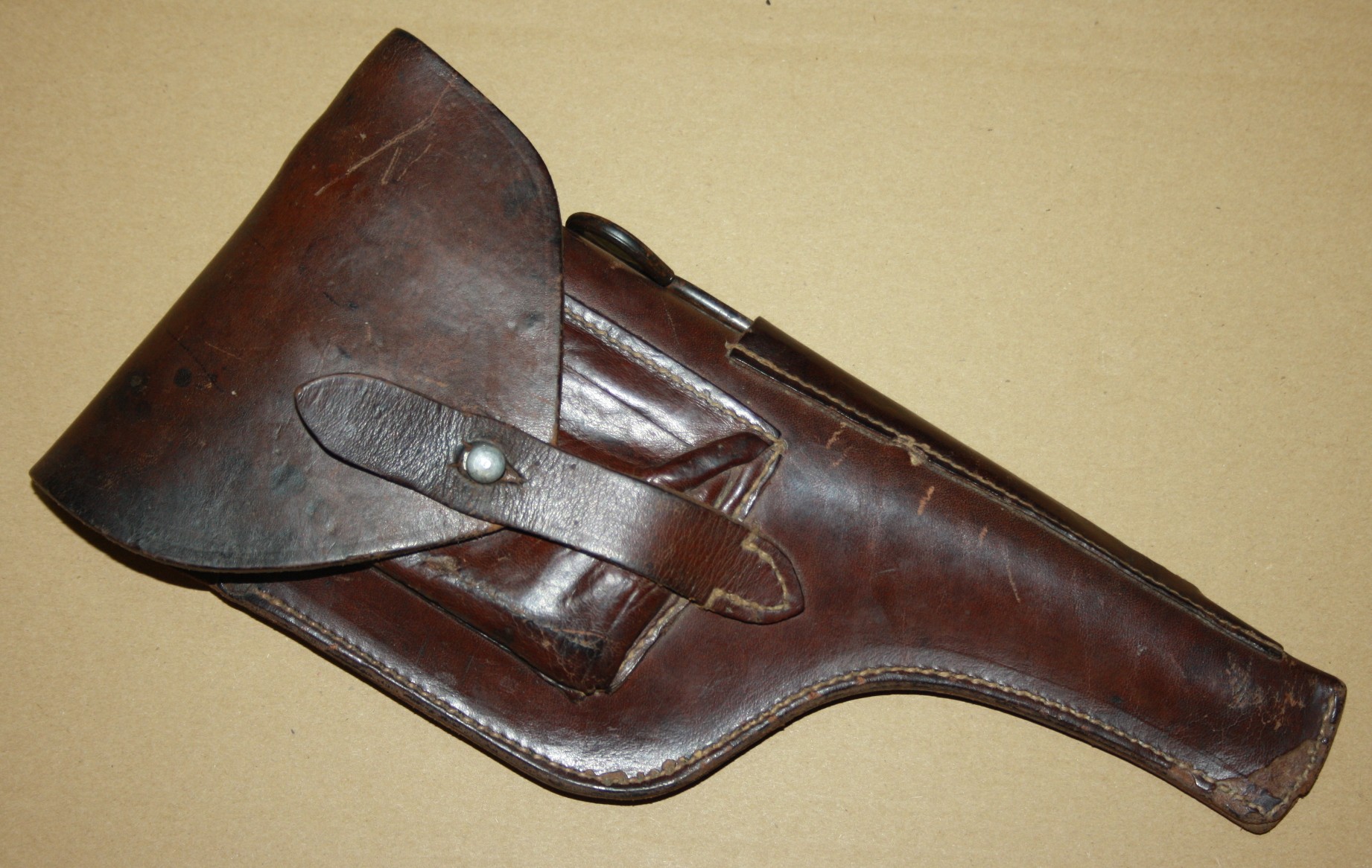 orig. Leder-Holstertasche für Pistole Mauser C96 -TIP TOP- – Bild 1
