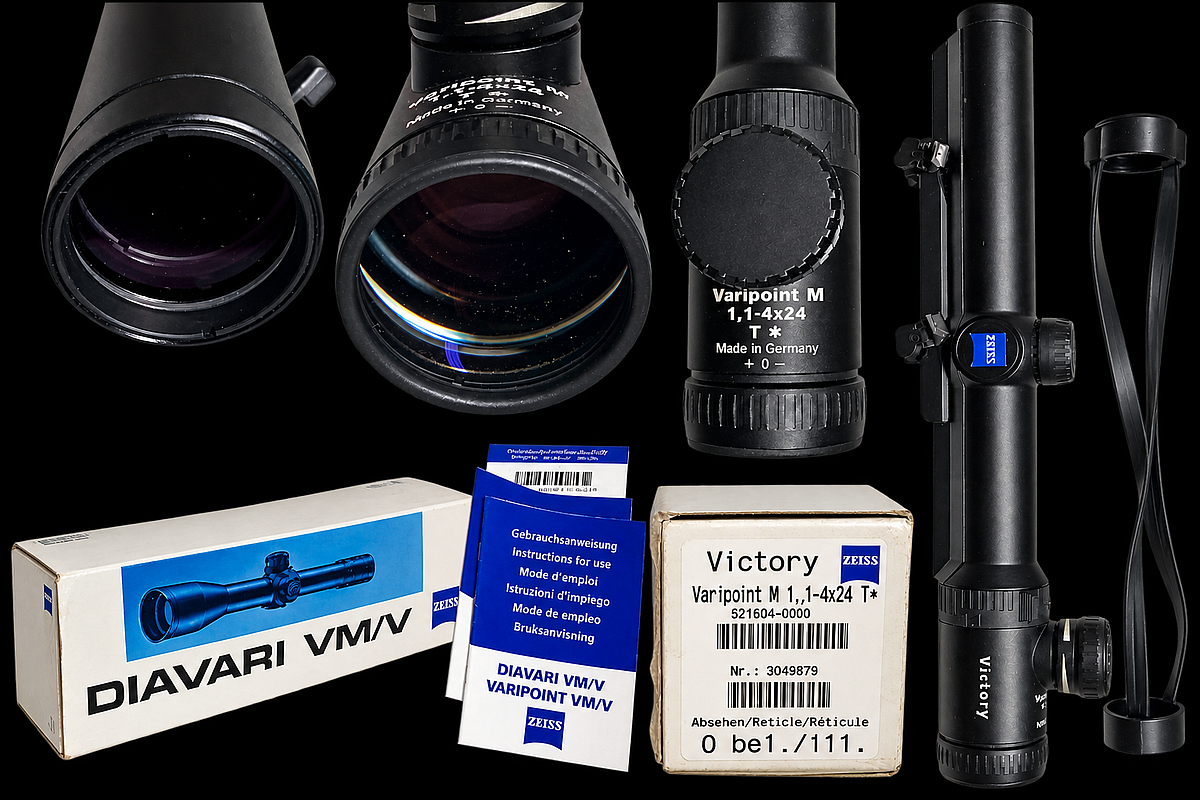 ZEISS Victory Varipoint M 1,1–4x24 T – mit Blaser-Sattelmontage – Bild 1