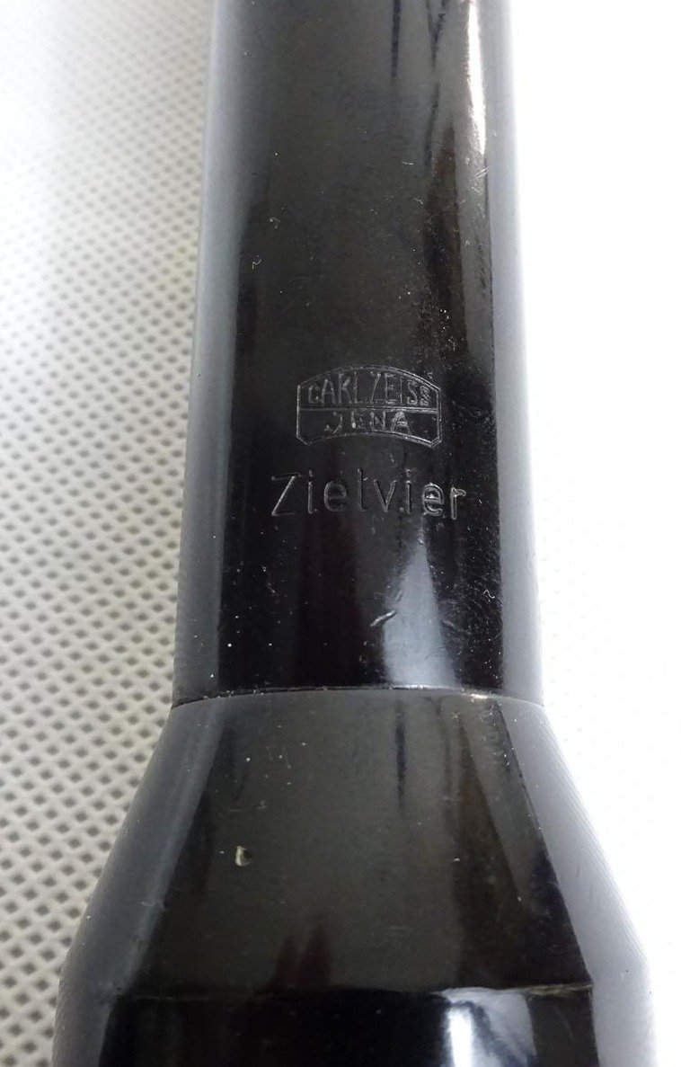 Carl Zeiss Jena Zielvier | Rarität ca. 1938/39 | Aluminium | Absehen 1 | inkl. SEM-Oberteilen – Bild 1