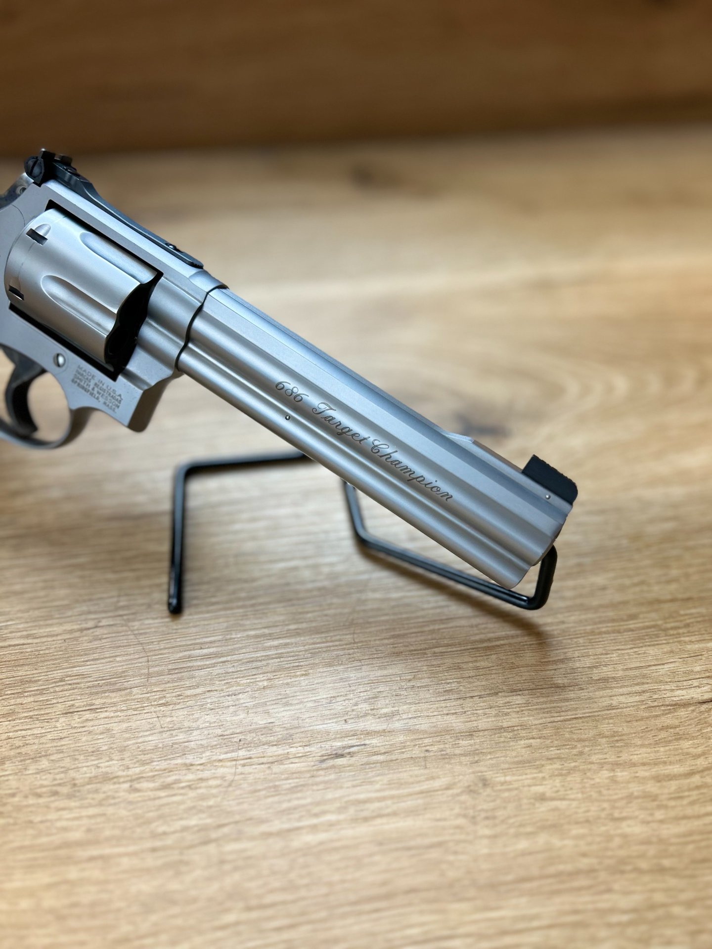 Revolver Smith & Wesson 686-4 Target Champion Kal. .357Mag LL 6"++Sehr guter Zustand+Waffen Haider+ – Bild 5