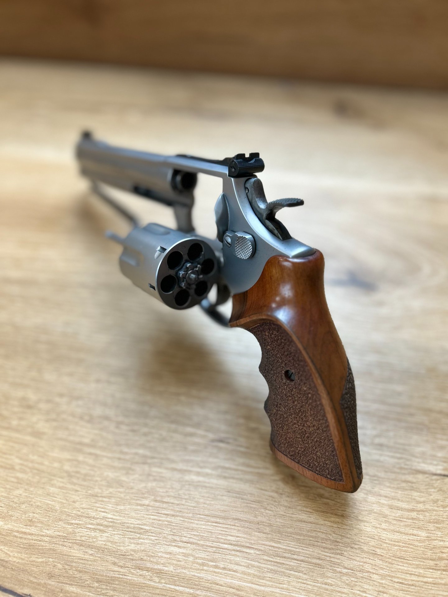 Revolver Smith & Wesson 686-4 Target Champion Kal. .357Mag LL 6"++Sehr guter Zustand+Waffen Haider+ – Bild 3