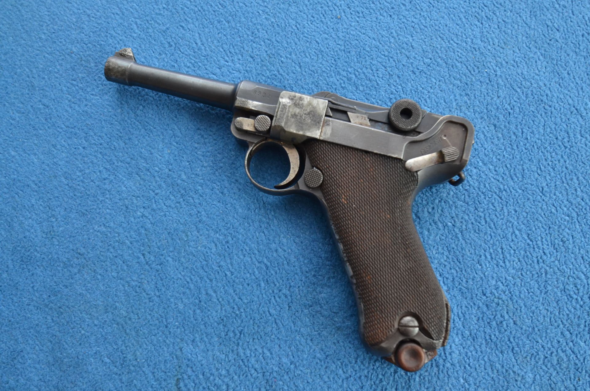PISTOLE 08 DWM 1917 9x19 POLIZEI SCHIWY SICHERUNG – Bild 1