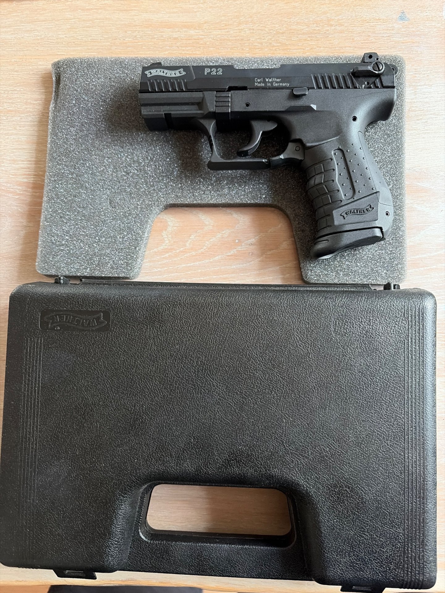 Walther P22 9mm P.A.K. Gas-/Schreckpistole, black – Bild 1