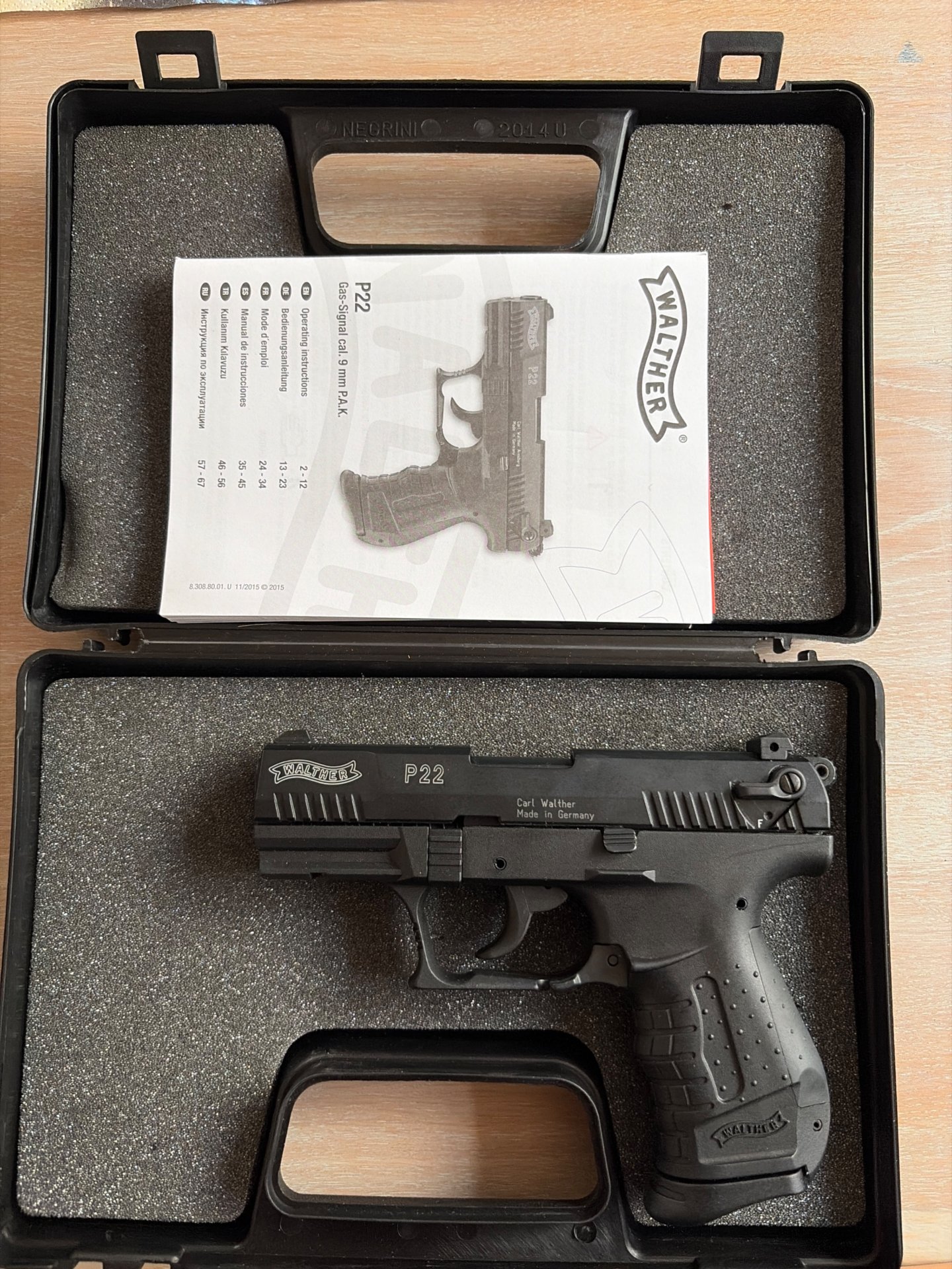 Walther P22 9mm P.A.K. Gas-/Schreckpistole, black – Bild 2