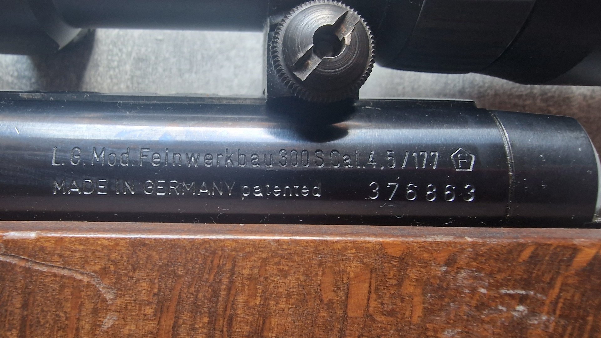 Feinwerkbau Luftgewehr Mod. 300S, Kaliber 4,5; mit ZF ideal für Fiel Target – Bild 4