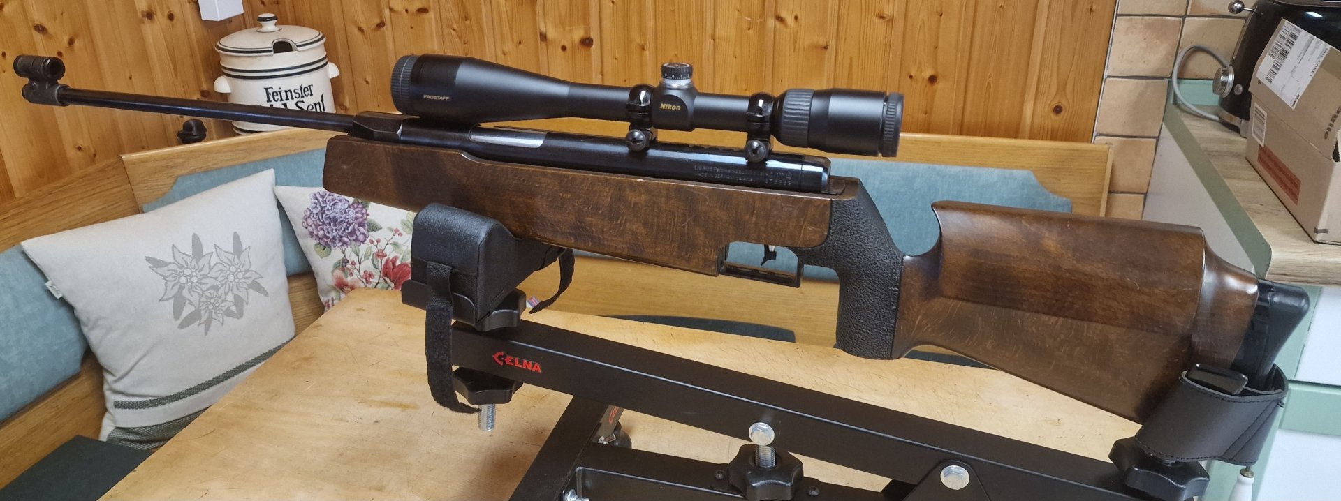 Feinwerkbau Luftgewehr Mod. 300S, Kaliber 4,5; mit ZF ideal für Fiel Target – Bild 1