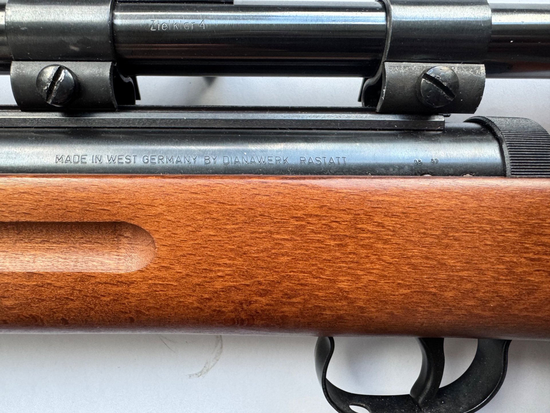 RWS Luftgewehr Modell 66 (Diana 34) Baujahr 08/1987, Kal. 4,5 mm mit Carl Zeiss Zielklar 4 – Bild 3