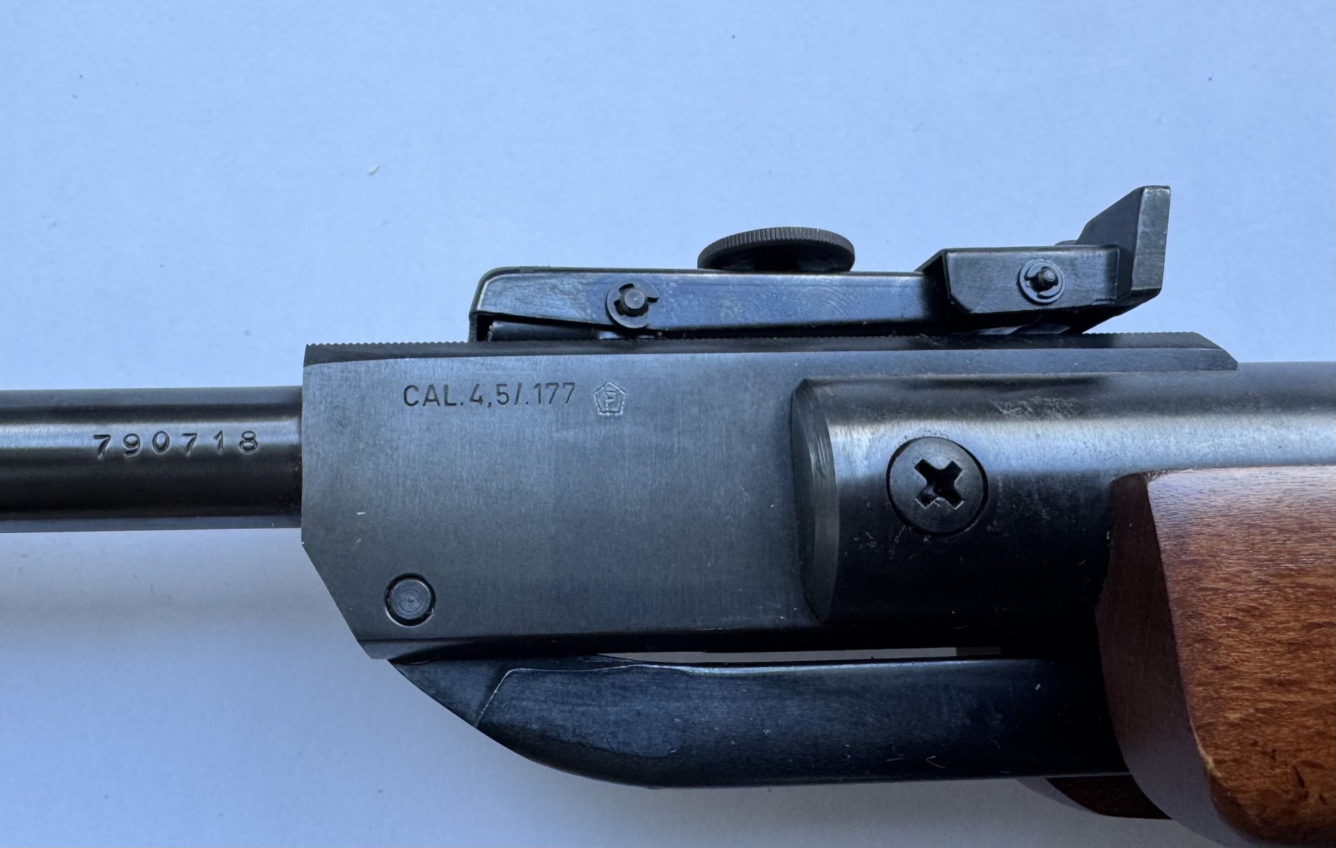 RWS Luftgewehr Modell 66 (Diana 34) Baujahr 08/1987, Kal. 4,5 mm mit Carl Zeiss Zielklar 4 – Bild 4