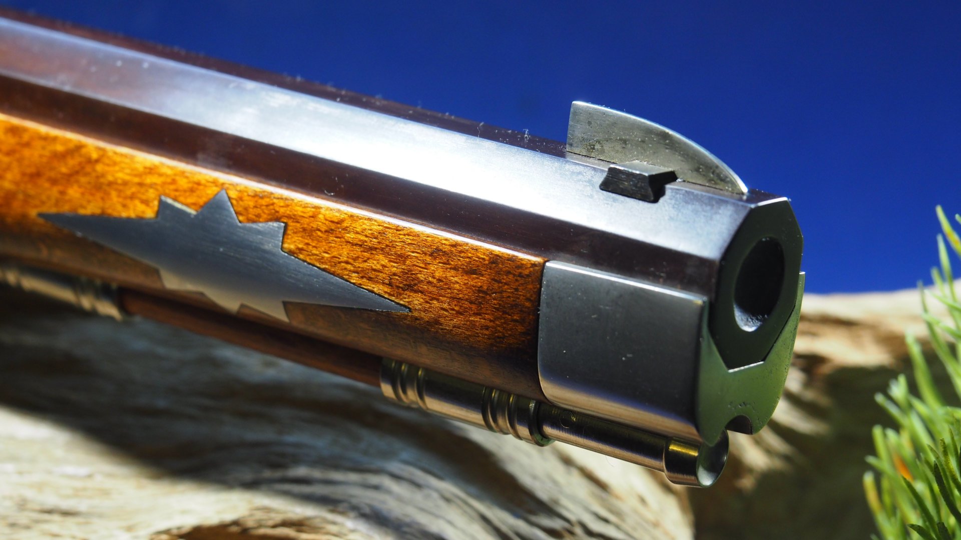 Jukar Spain Kentucky-Pistole, Modell "Silver" Luxus, Kal: .45 Perk., Guter Zustand ! – Bild 6