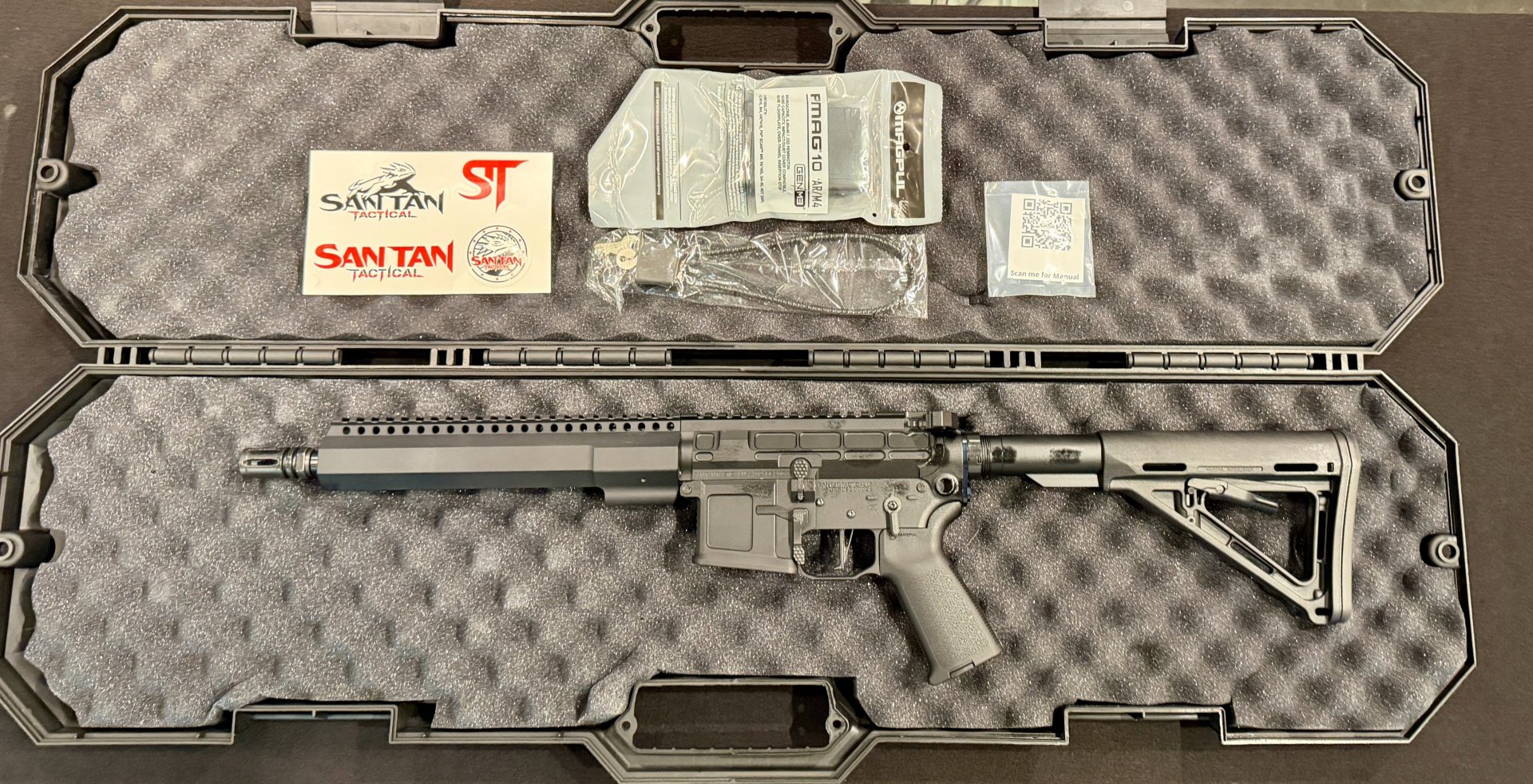San Tan Tactical STT-AR15 Closed Hand Guard 10,5" .223 Rem – Neuwaffe mit Feststellungsbescheid! – Bild 1