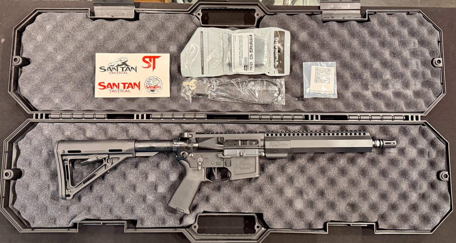 San Tan Tactical STT-AR15 Closed Hand Guard 10,5" .223 Rem – Neuwaffe mit Feststellungsbescheid! – Bild 2