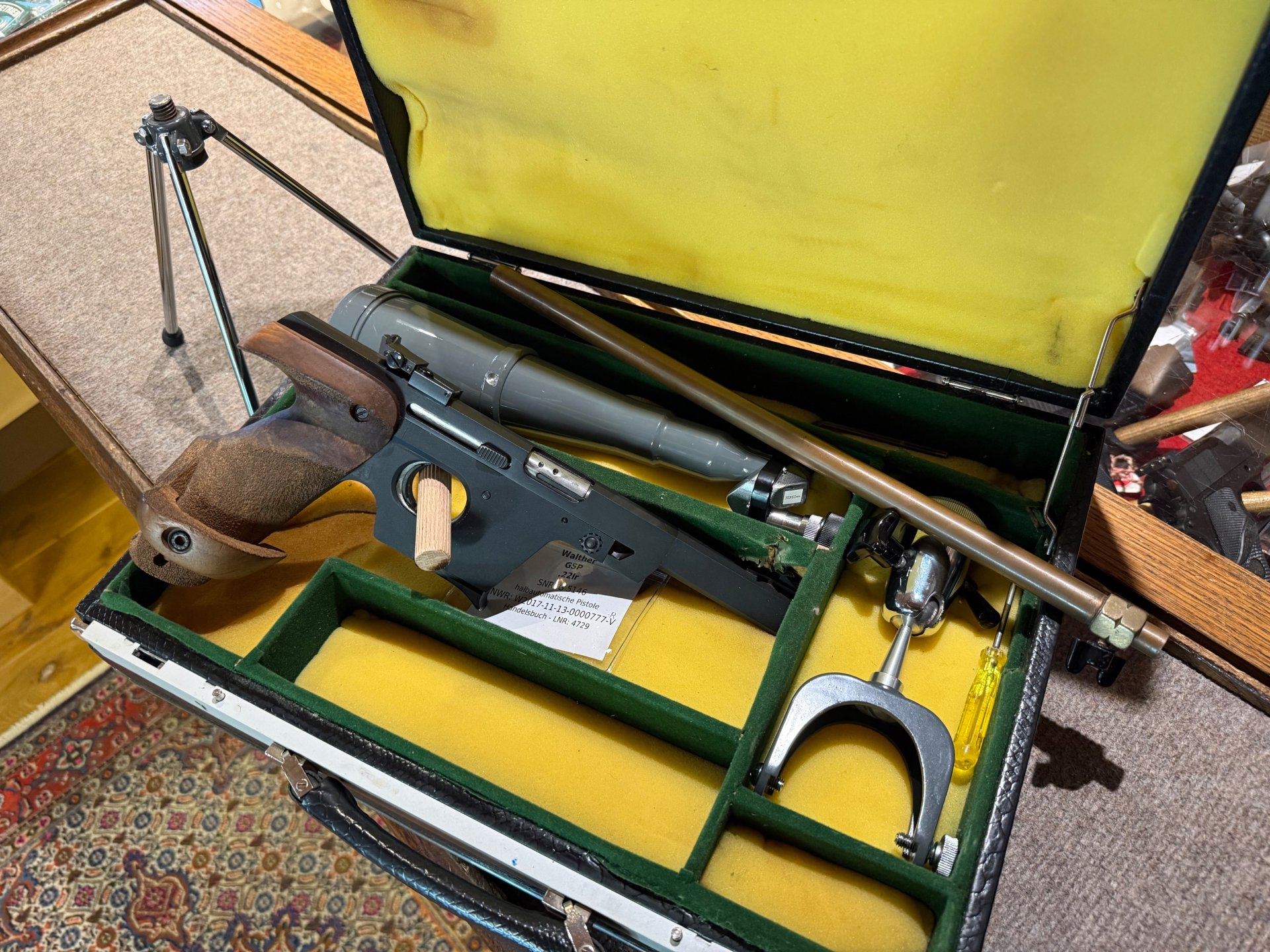 Gebrauchte Walther GSP kal . 22 lr mit Spektiv und Koffer – Bild 3