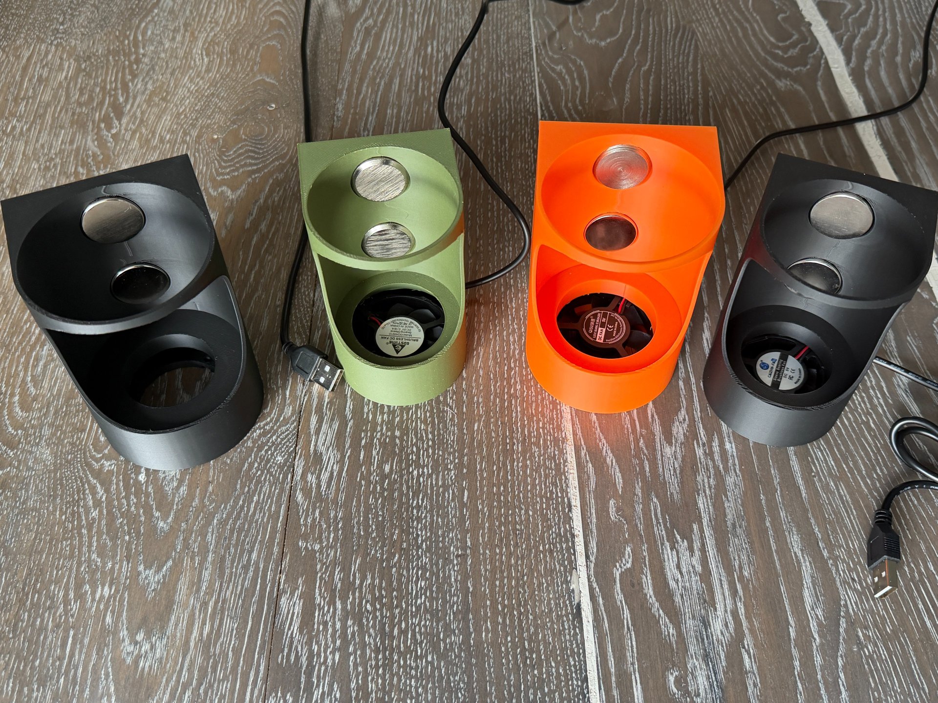 Schalldämpferhalter bzw. USB - Schalldämpfertrockner mit aktiver Lüftung – Bild 2