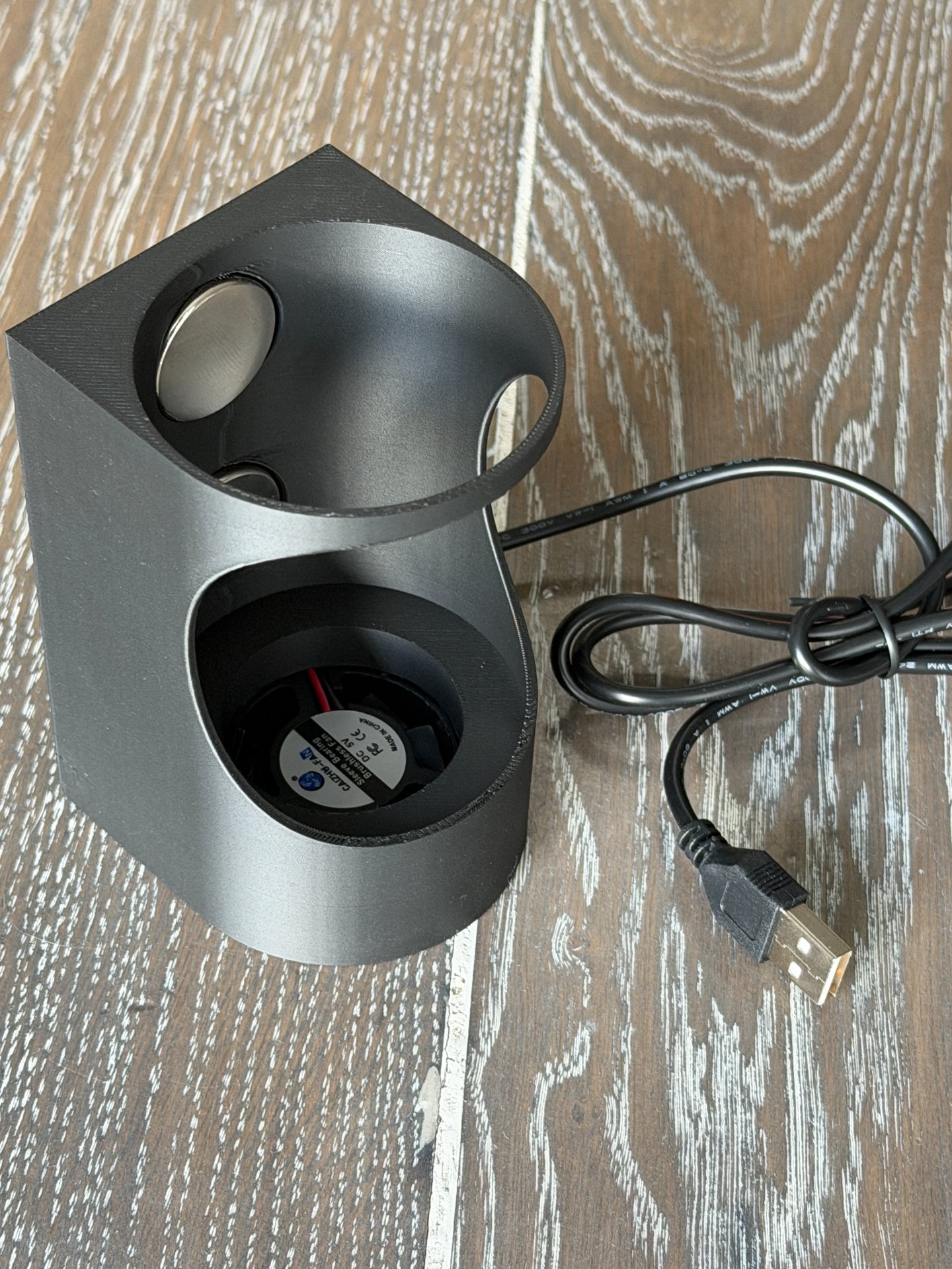Schalldämpferhalter bzw. USB - Schalldämpfertrockner mit aktiver Lüftung – Bild 1
