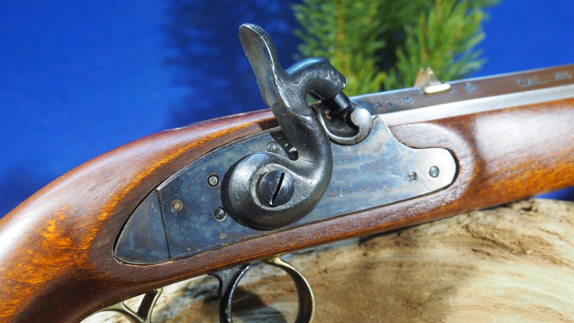Rigarmi Italien Vorderlader-Pistole, Modell "Plains", Kal: .45 Perk., Guter Zustand ! – Bild 3