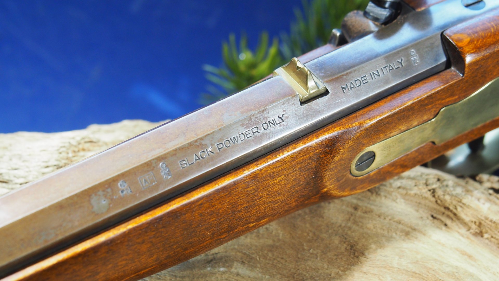 Rigarmi Italien Vorderlader-Pistole, Modell "Plains", Kal: .45 Perk., Guter Zustand ! – Bild 5