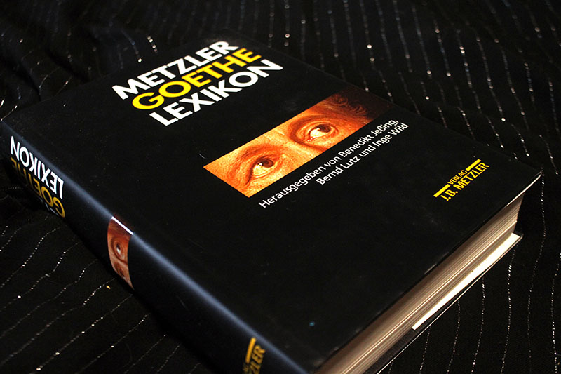 METZELER GOETHE LEXIKON - Benedikt Jensing – Bild 1
