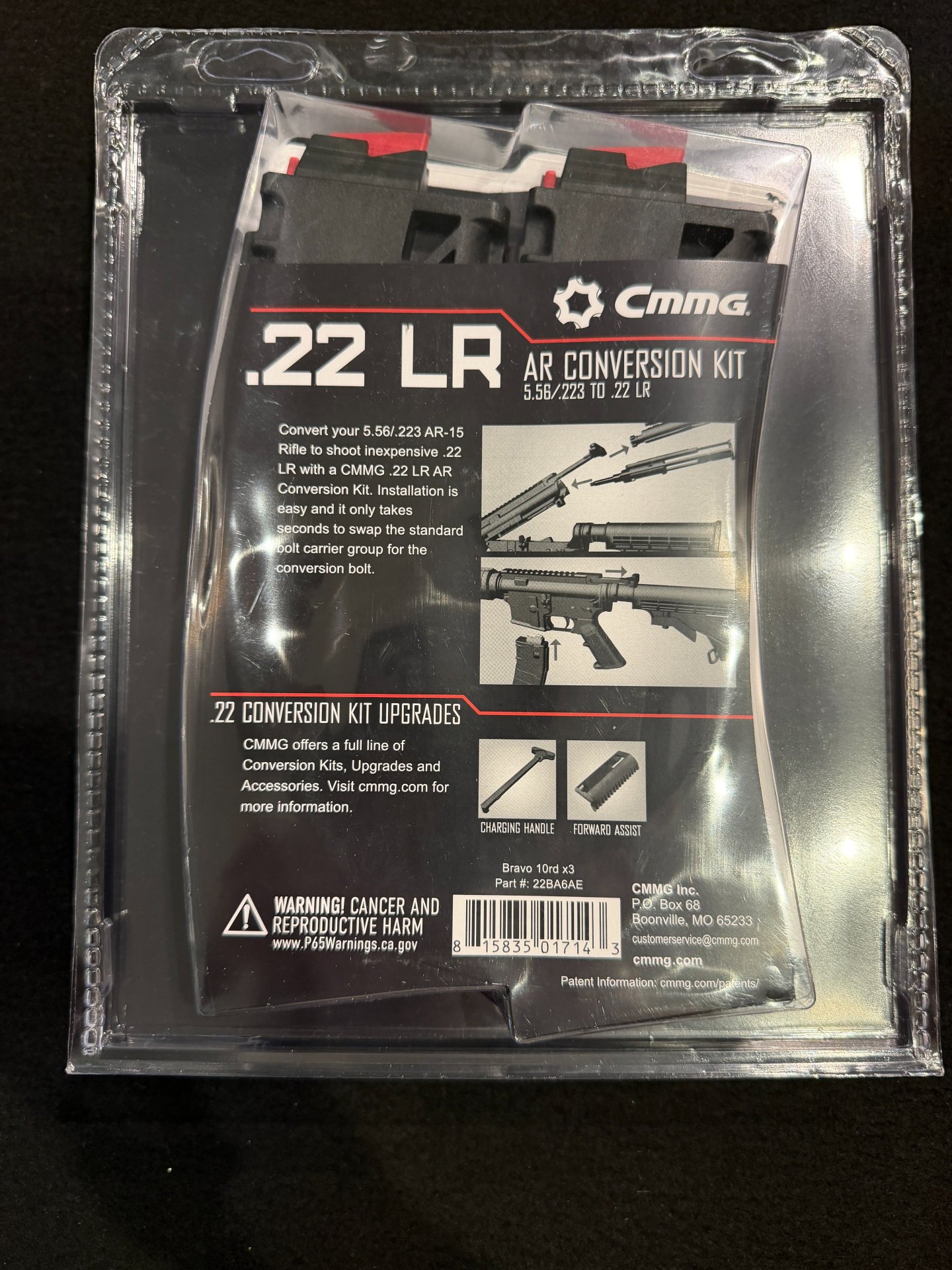 CMMG .22lr AR Conversion Kit „Bravo” – Umrüstsatz AR-15 von .223Rem. auf .22lr – 3 Magazine – NEU – Bild 2