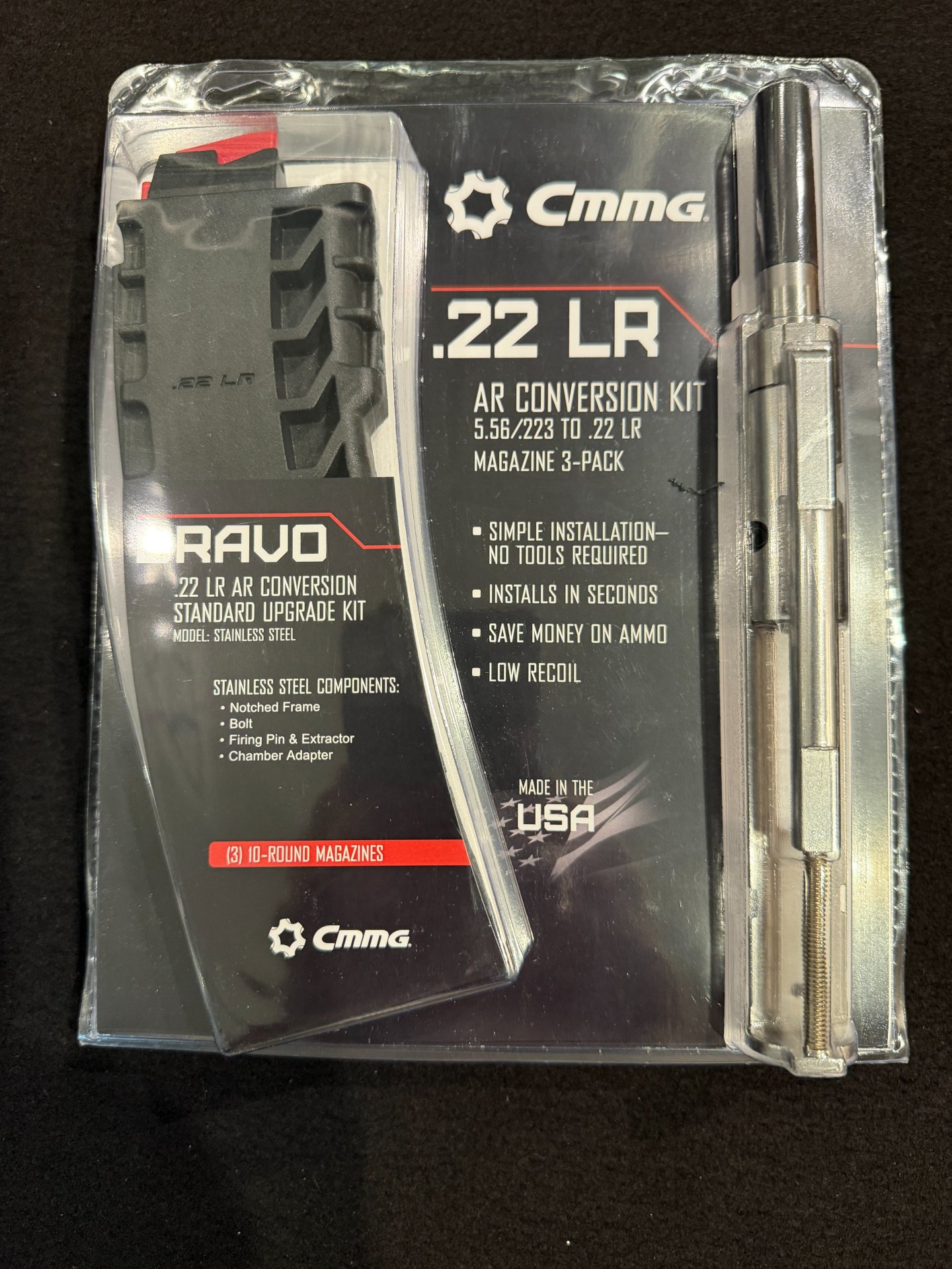 CMMG .22lr AR Conversion Kit „Bravo” – Umrüstsatz AR-15 von .223Rem. auf .22lr – 3 Magazine – NEU – Bild 1