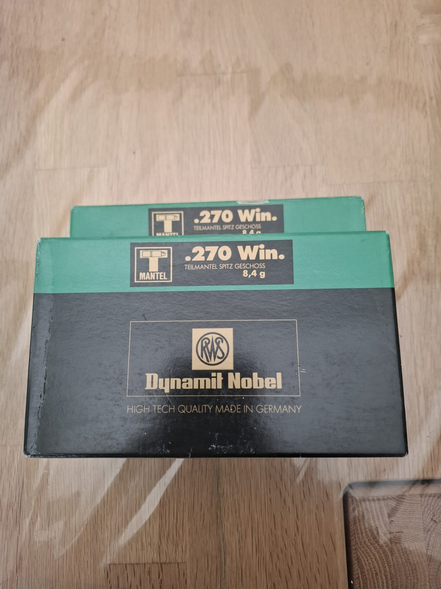 2x RWS Teilmantel Spitz .270 WIN 8,4g 130gr – Bild 1