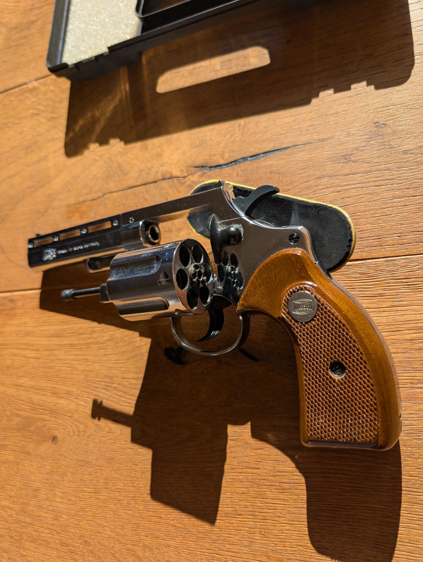 Mauser Mod. L100 Schreckschussrevolver – Verchromt – PTB 326 (Kostenloser Versand) – Bild 3