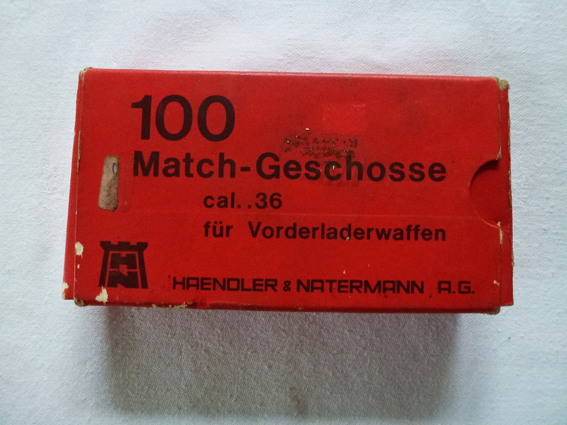 Vorderlader-Matchgeschosse Kaliber 36 – Bild 1