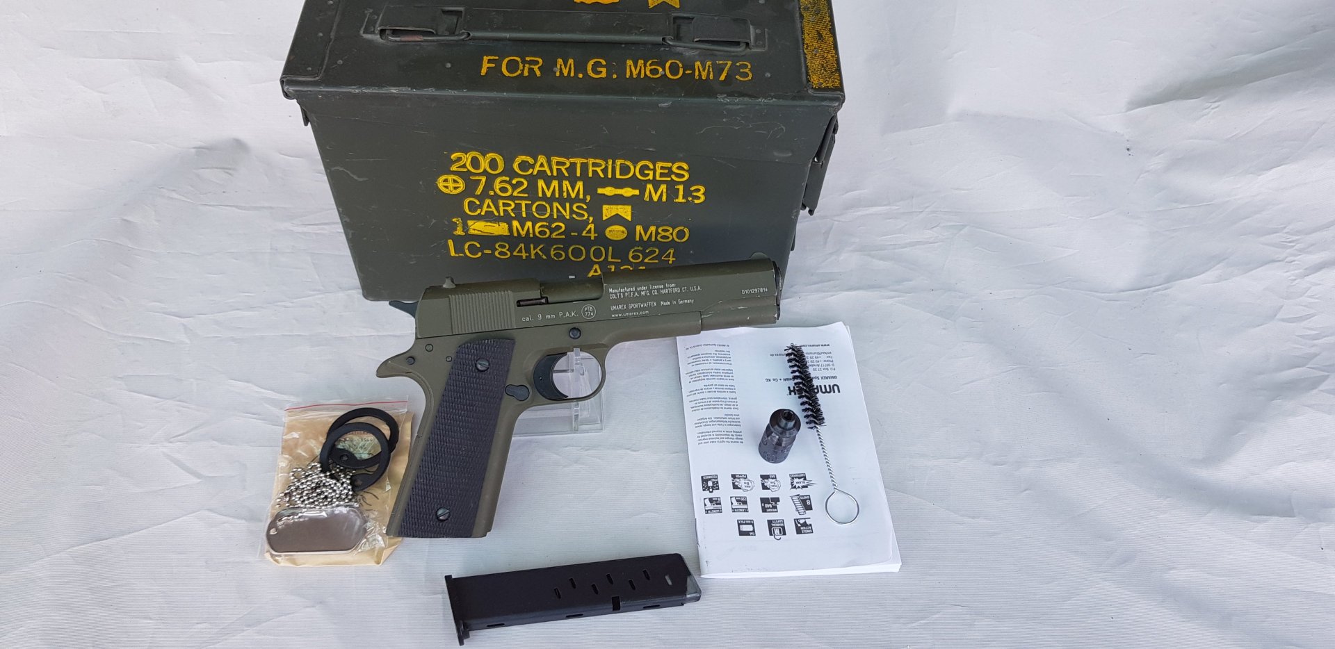 COLT Government 1911 A1 - 9 mm P.A.K. - ODG (Olive Drab Green) Limited Edition – Bild 2