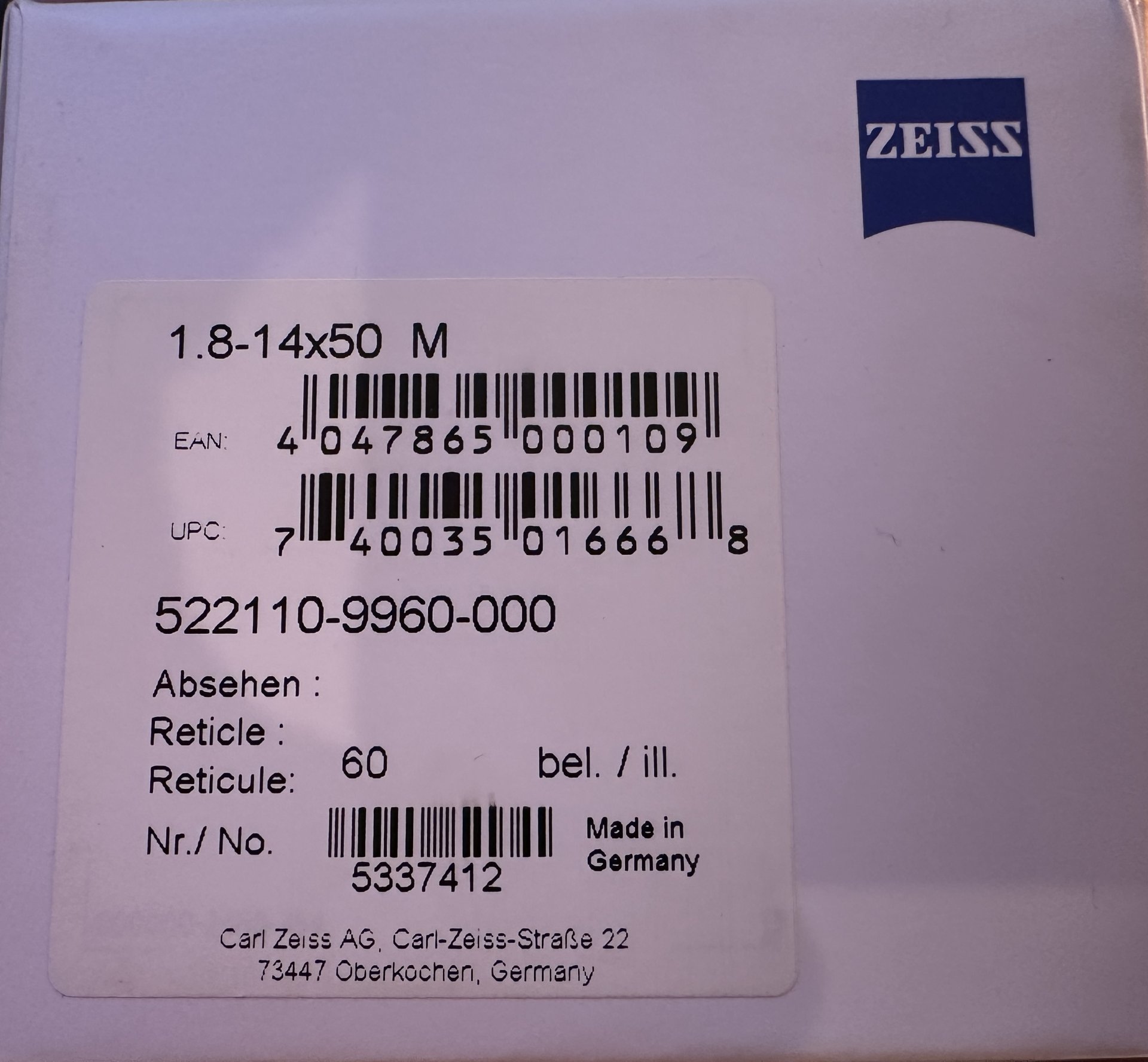 ZEISS V8 1,8-14x50 inkl. Flip Cover und STEEL ACTION Brückenmontage – Bild 4