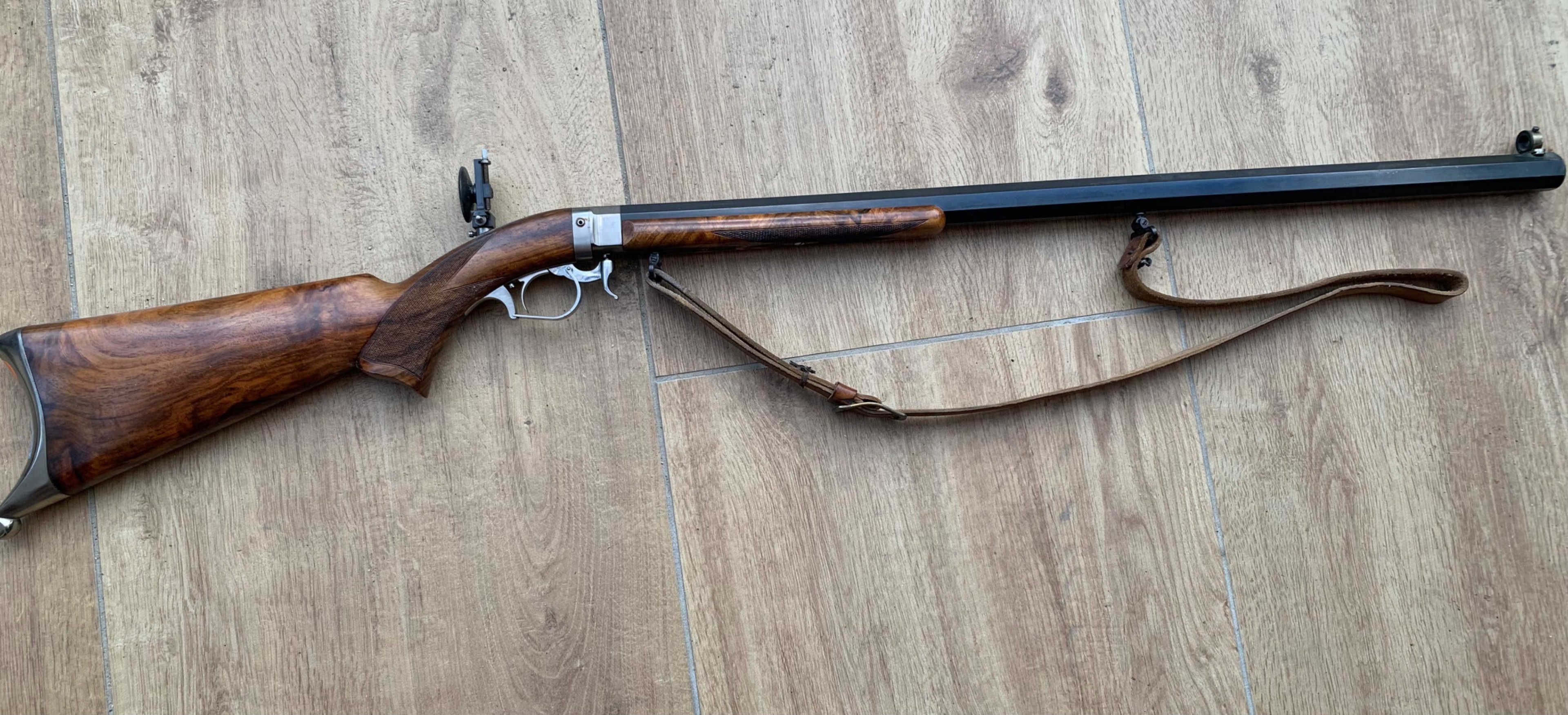 Vorderladergewehr nach Maß Spezialanfertigung Unterhammer Perkussionsbüchse – Bild 2