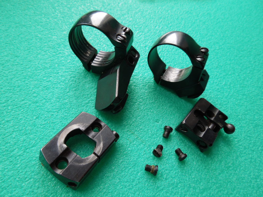 EAW Schwenk-Montage SET f. ZFR m. 25,4/26mm Tubus f. MAUSER K98 - KOMPLETT - BH 12+12mm NP € 499 – Bild 2