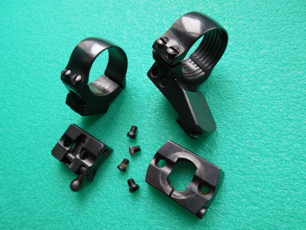 EAW Schwenk-Montage SET f. ZFR m. 25,4/26mm Tubus f. MAUSER K98 - KOMPLETT - BH 12+12mm NP € 499 – Bild 1