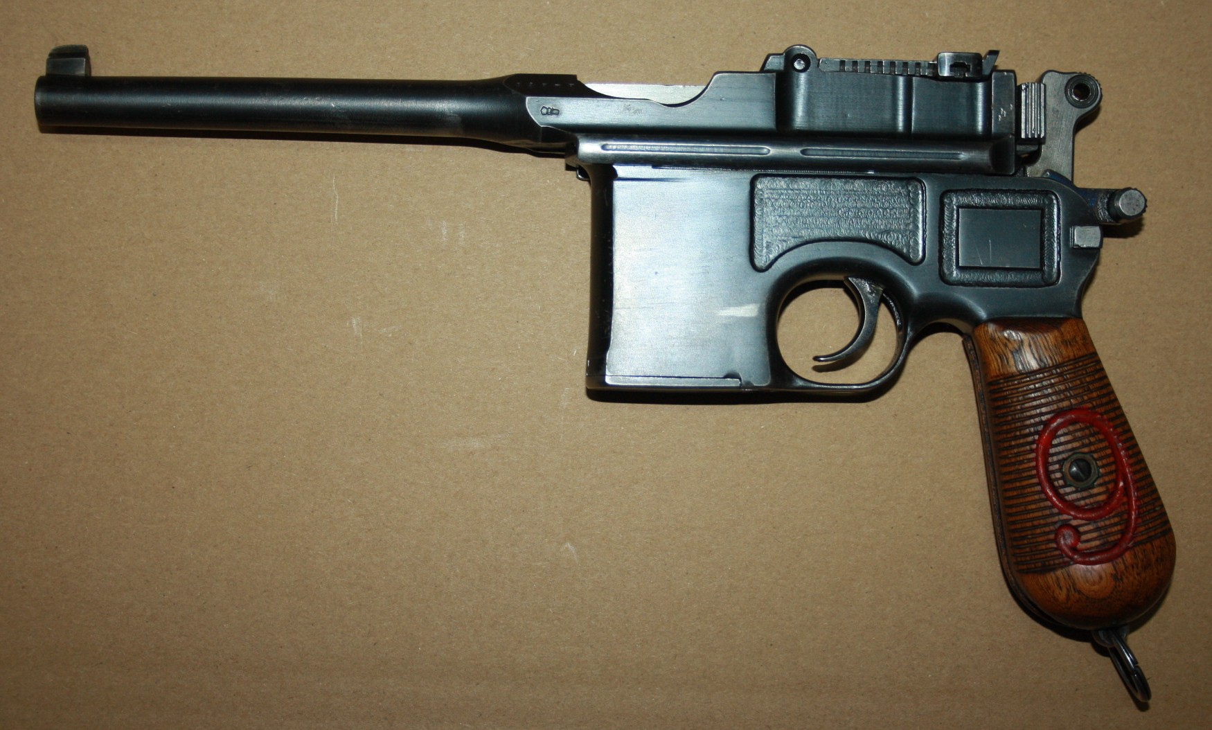 orig. WK1 Mauser C96 Mod. 1916 "Rote Neun" im Kal. 9x19 -RARITÄT- – Bild 1