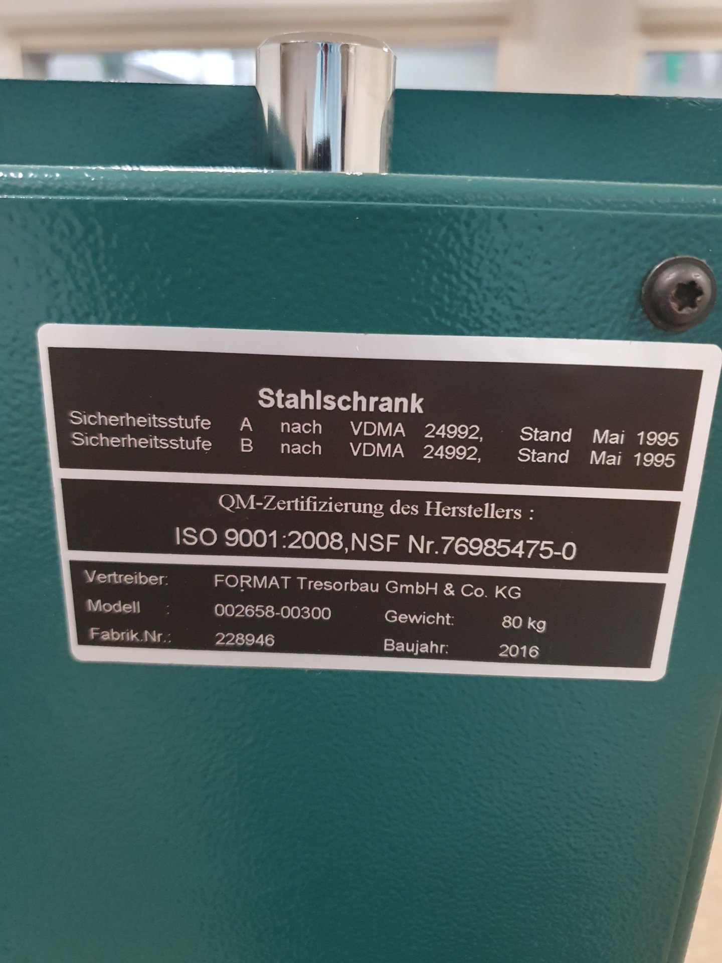 Waffenstahlschrank – Bild 3