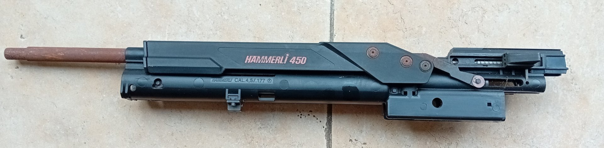 Hämmerli 450 für Ersatzteile mit Holzschaft – Bild 2