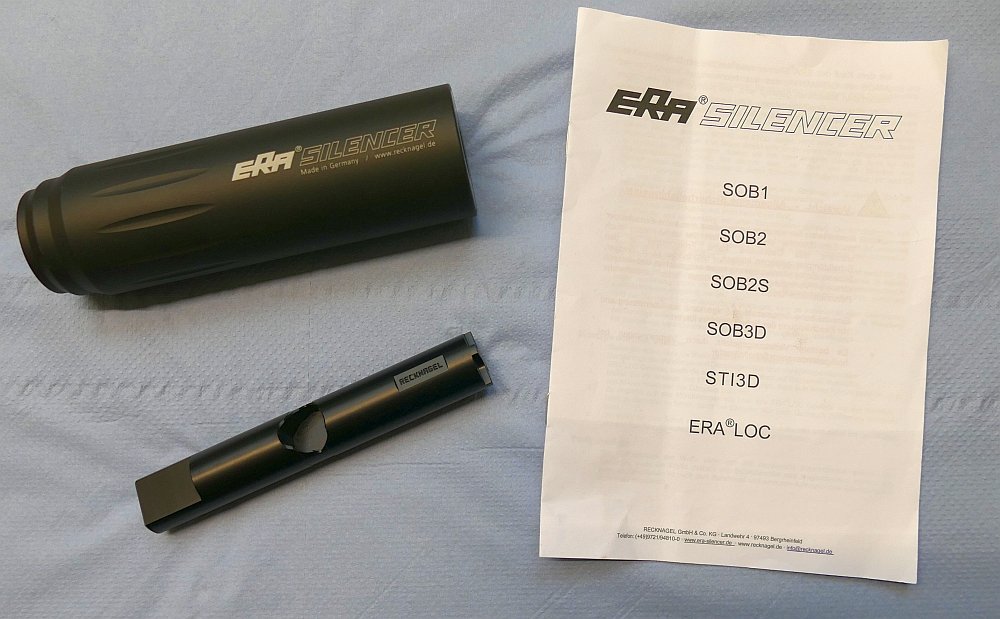 Recknagel ERA Silencer SOB3D Schalldämpfer mit ERA®LOC Schnellverschluss - max. 7,62 mm (.30er Kal.) – Bild 1