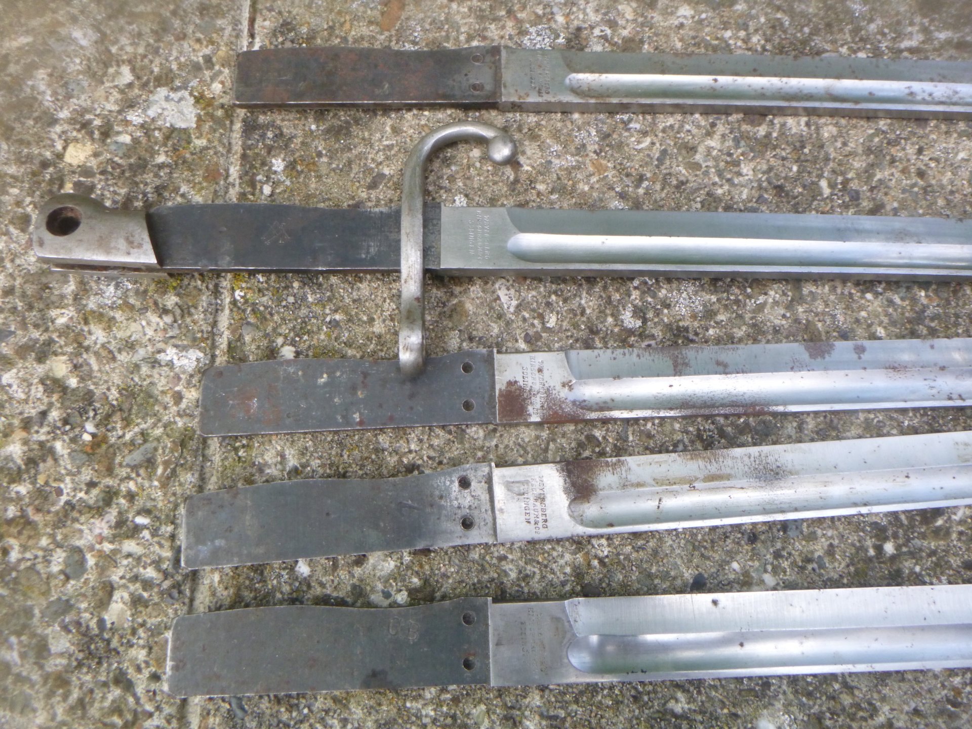 Fünf Bajonett Rohlinge – Bild 3