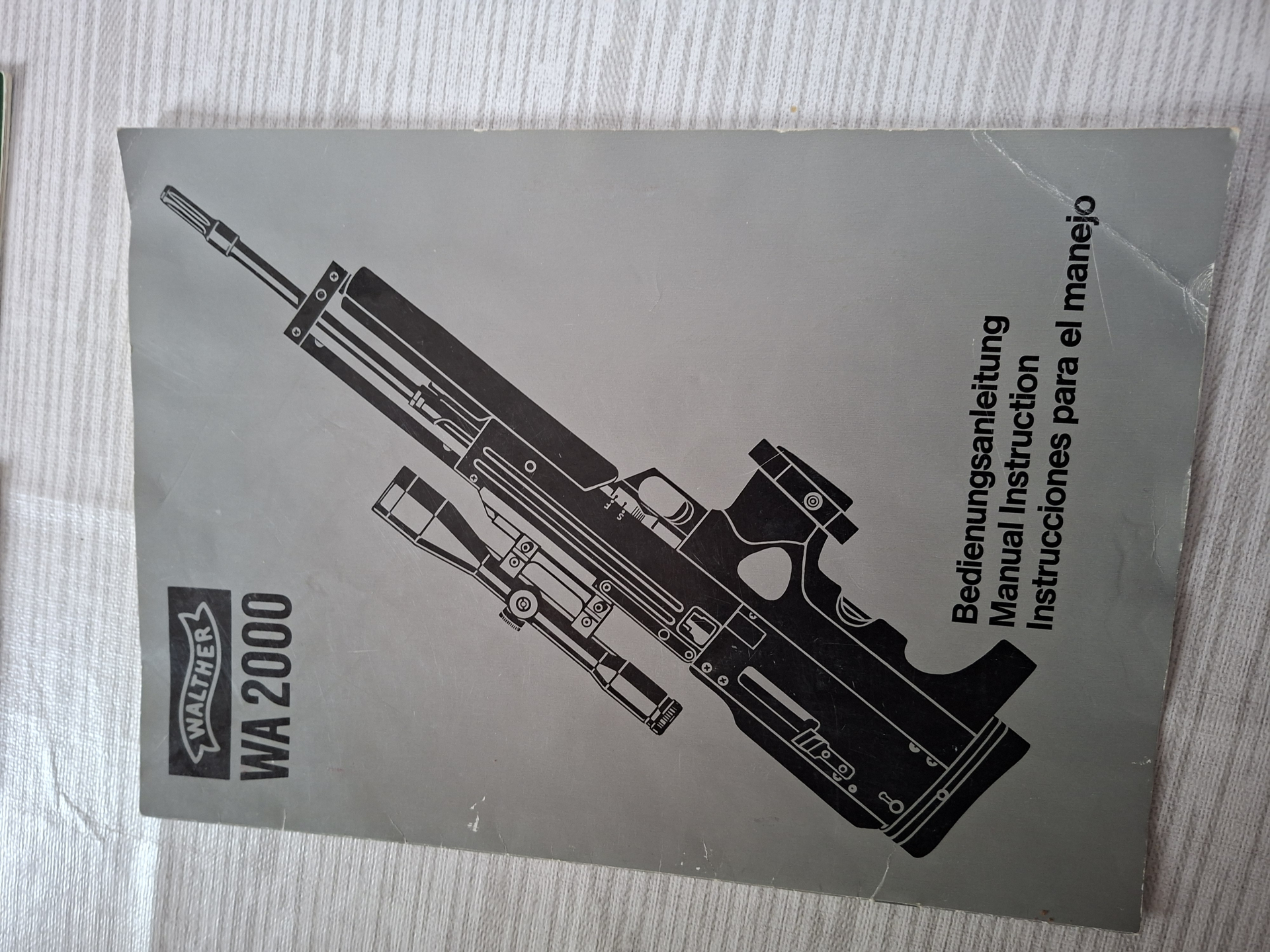 Originale Bedienungsanleitung Walther WA2000 – Bild 1