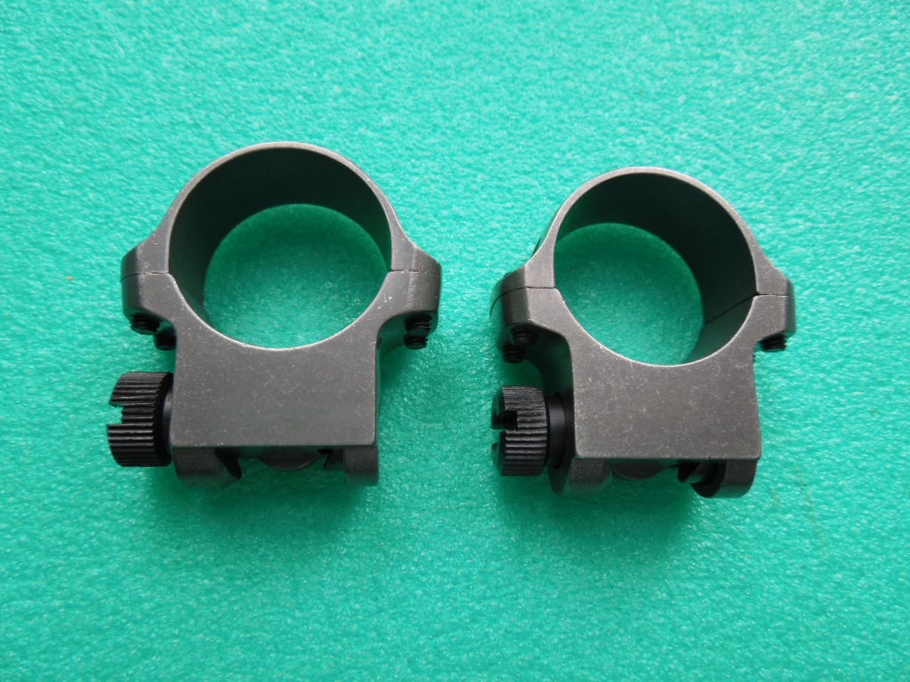 Orig. RUGER MINI 14/30 1inch - 25,4mm QD Ringe N° 4 beide BH 11,1mm EDELSTAHL NP € 139 made in USA – Bild 1